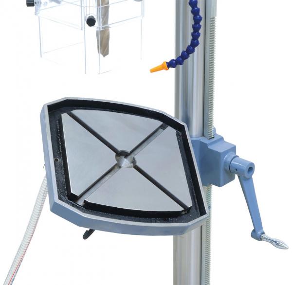 Bernardo geared pillar drilling machine GB 28 S with coolant device